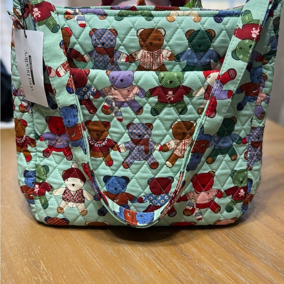 Vera Bradley Toasty Teddies Essential XL Crossbody Shoulder Bag - Picture 4 of 6
